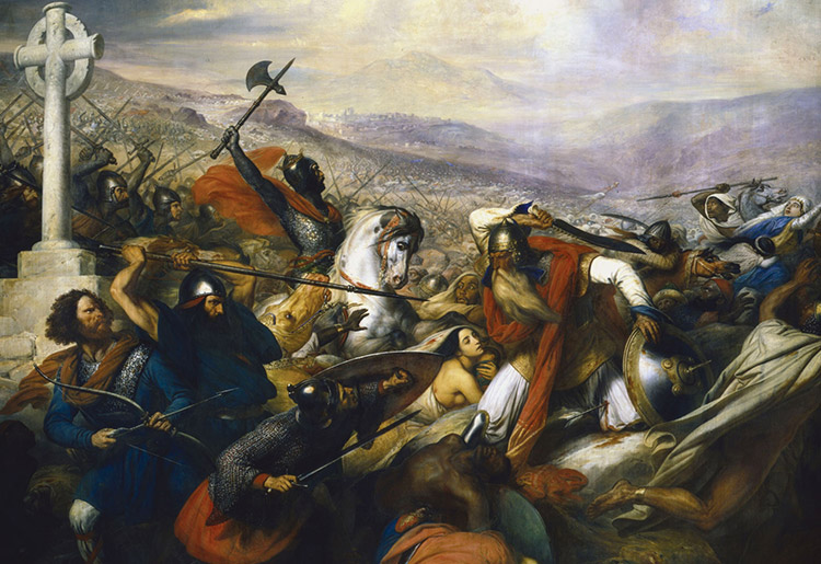 the battle of tours occurred during which year