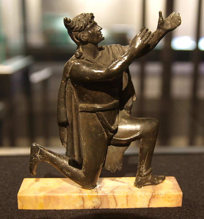 Bronze of Suebi warrior