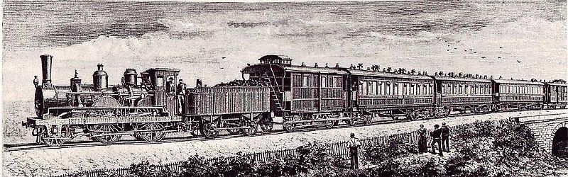 train travel 1800s