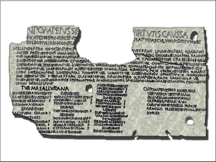 Ancient Roman citizen's papers 