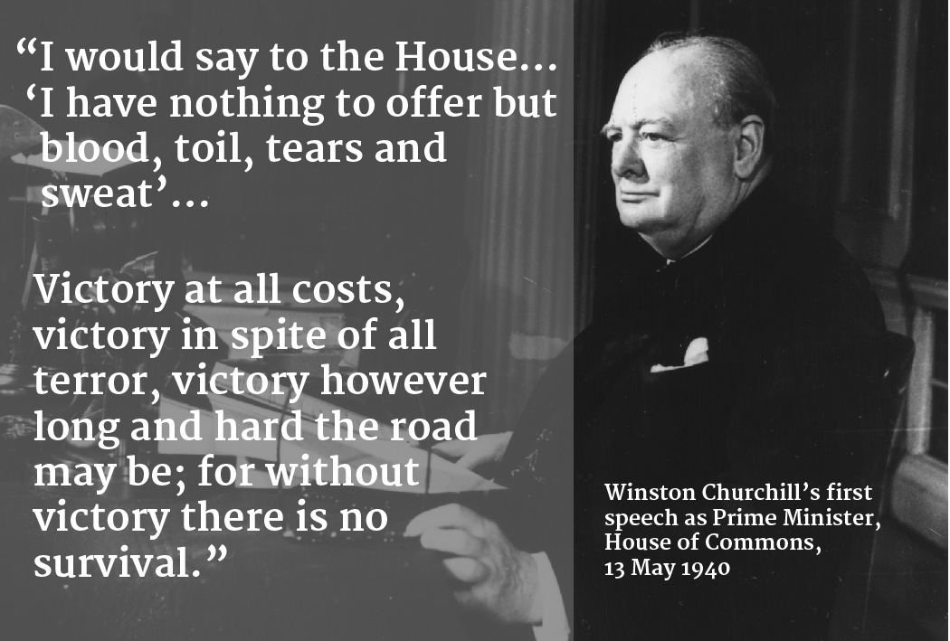 20 Key Quotes by Winston Churchill in World War Two – History Hit