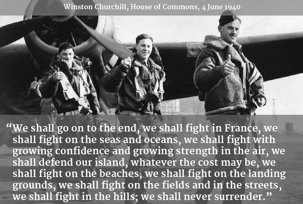 Winston Churchill 8x10 photo print Victory Quote inspirational WWII leader WW2 