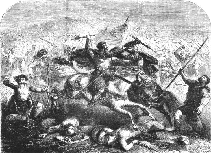 Defeat of the Saxons by Arthur