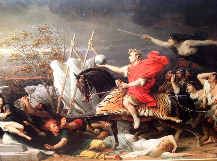 Caesar crossing the Rubicon 