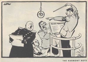 david low hitler conducting europe