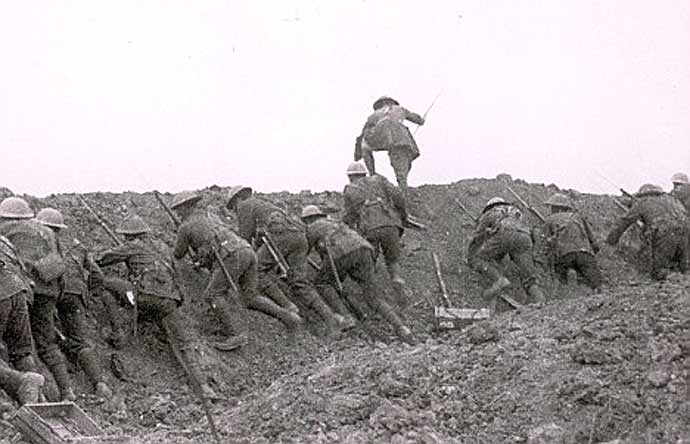 Over the top at The Somme
