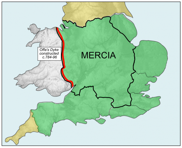 How Did Mercia Become One of the Most Powerful Kingdoms of Anglo-Saxon 