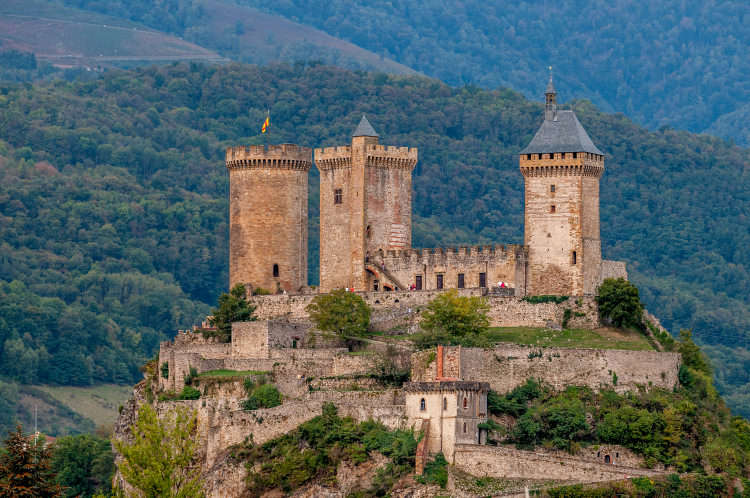 File:Foix - Château et ville.jpg - 维基百科，自由的百科全书