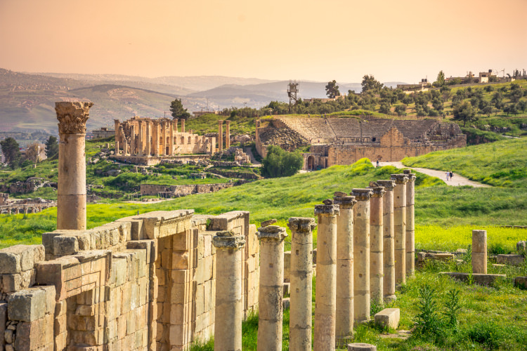 Peatonal intersección Descendencia Jerash - History and Facts | History Hit
