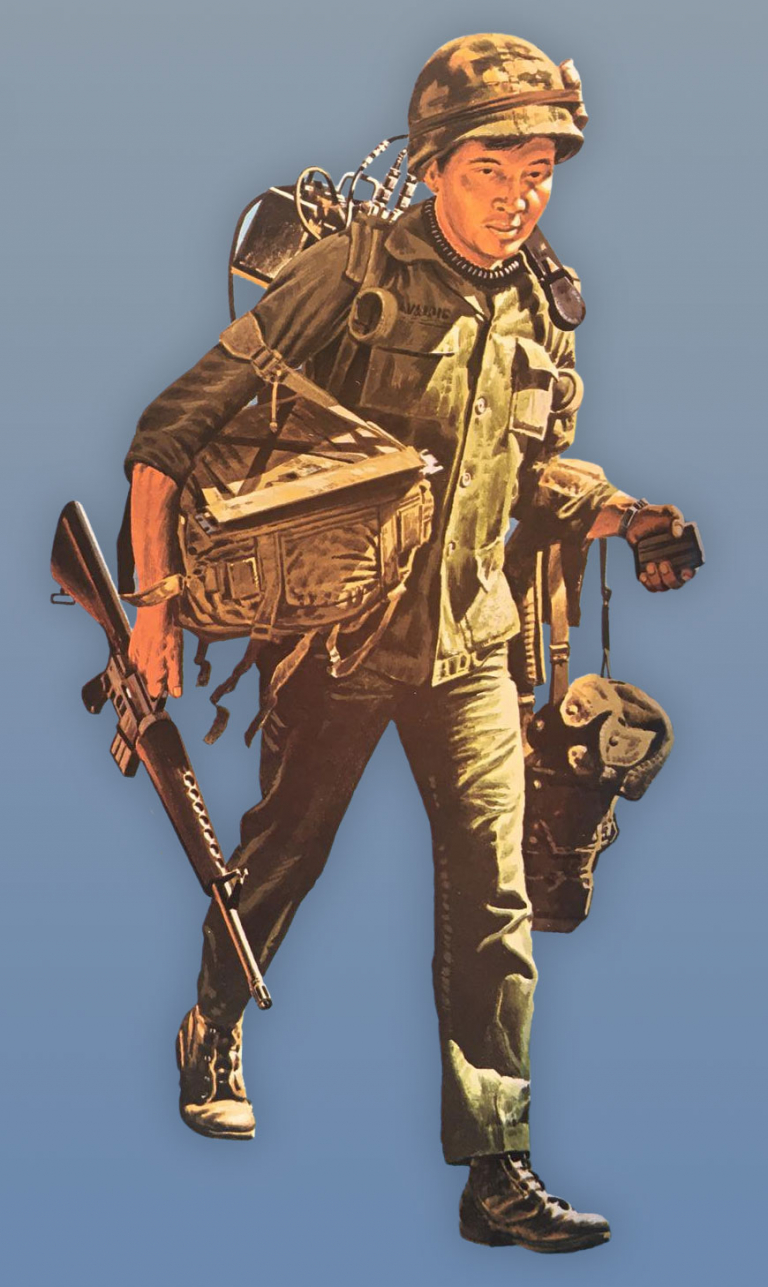 The Vietnam Soldier Weapons and Equipment for Frontline Combatants