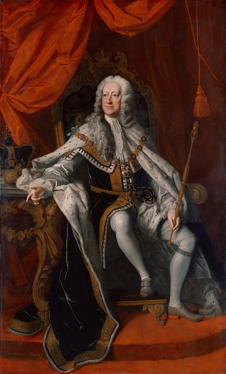 king george ii portrait 