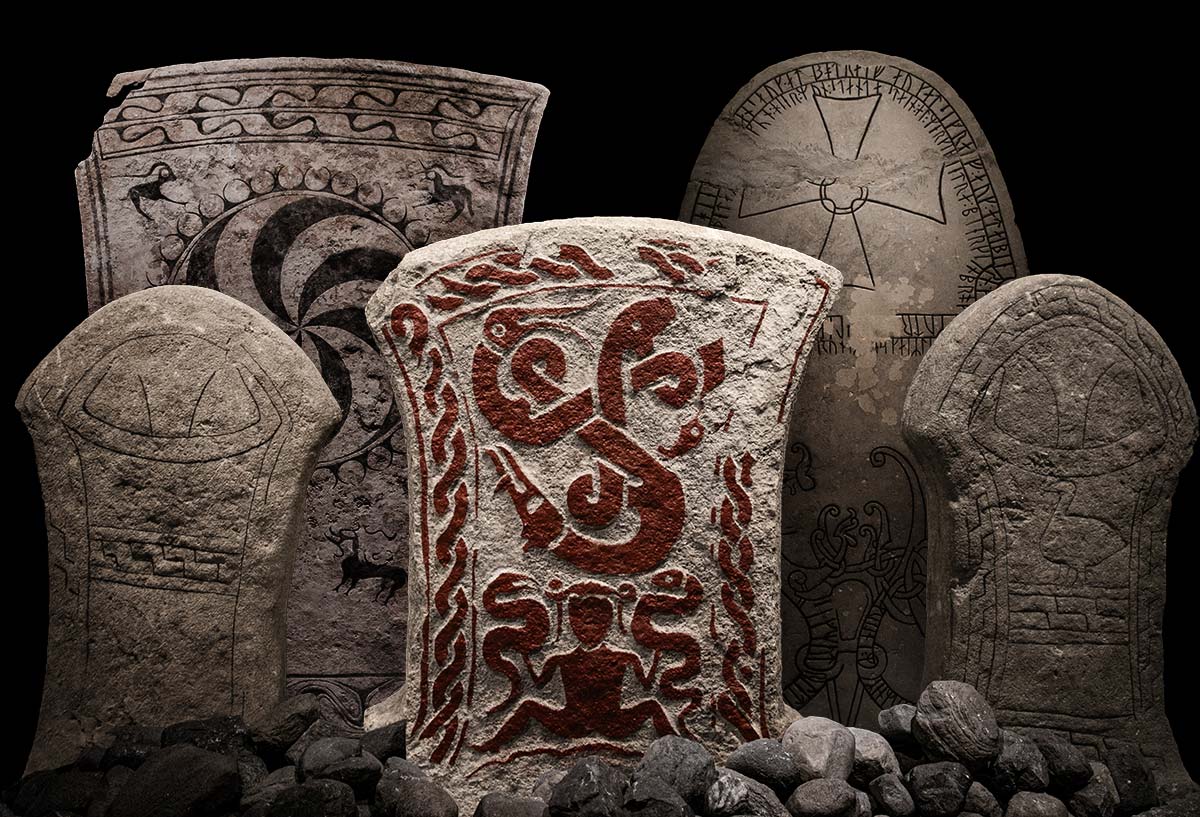 Norse Rune Stone 116 Viking Rune Stones Stock Photos High Res