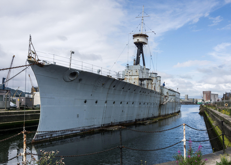 royal navy ship visits